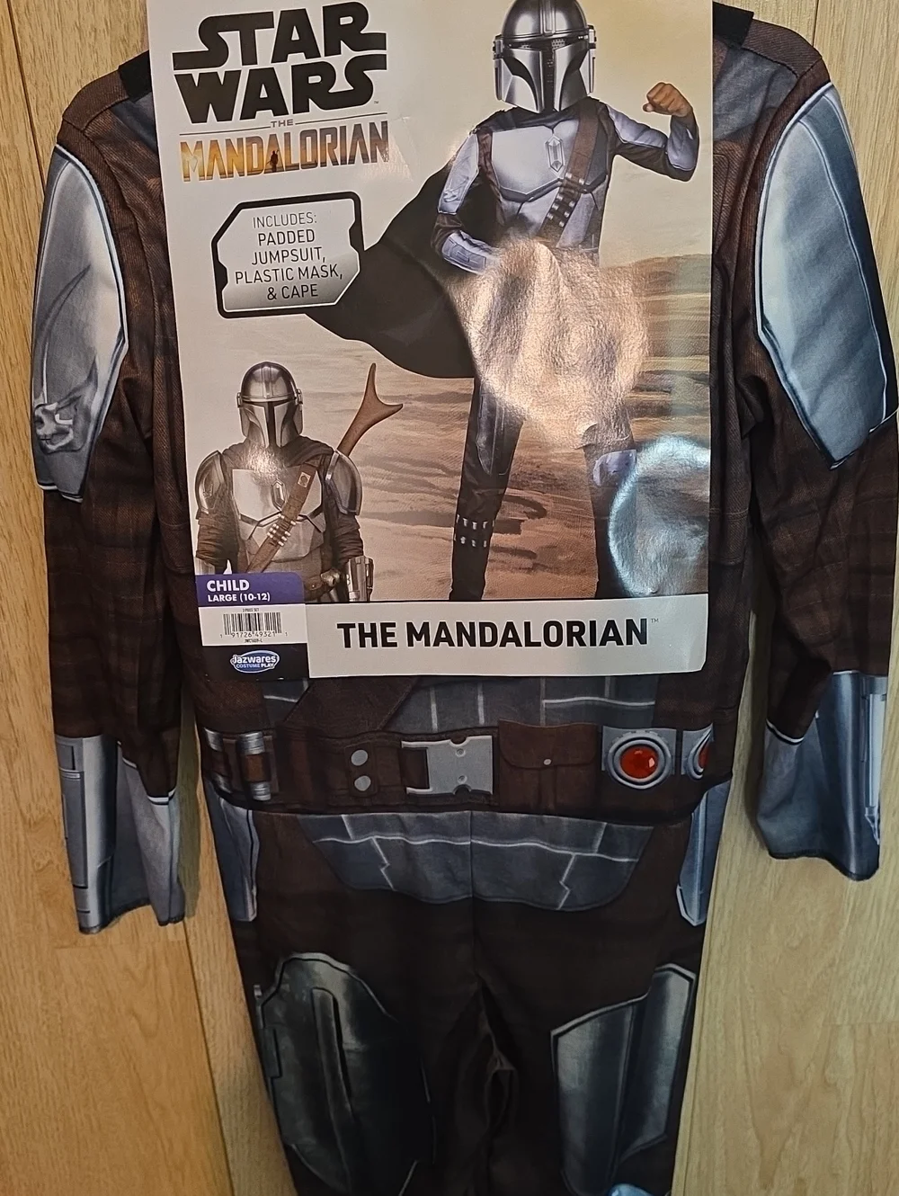 STAR WARS MANDALORIAN BOYS SIZE LARGE COSTUME